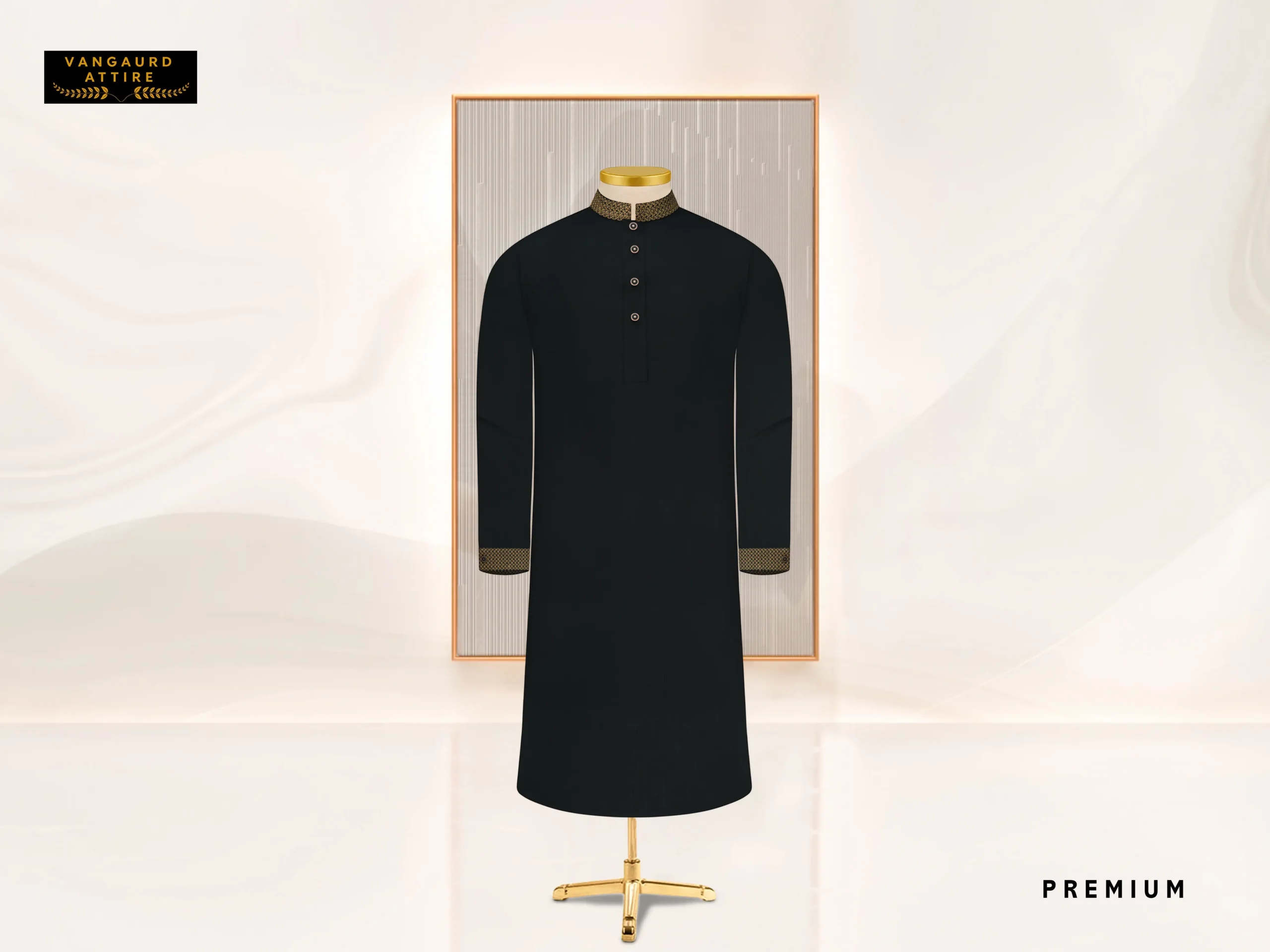 Vanguard Black Edition Premium Panjabi (3)